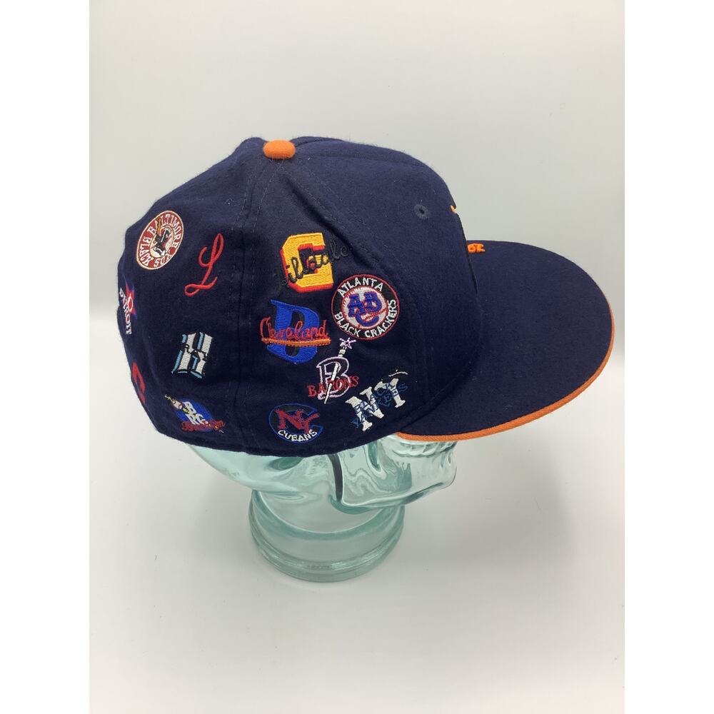 Headgear Negro League Baseball Museum Fitted Hat Size 7 3/4 Patches - Picture 4 of 7